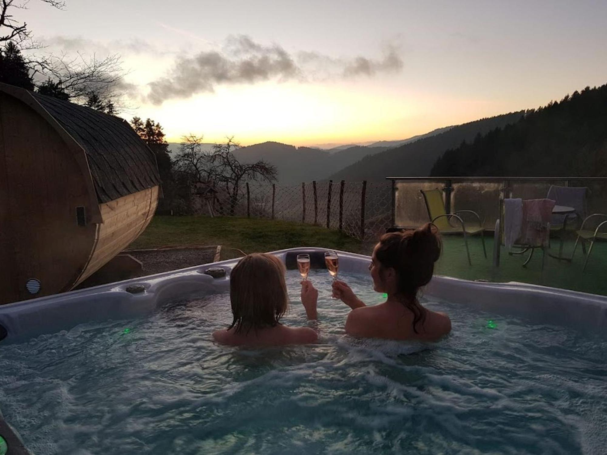 Ferienhaus Wendelinus Mit Pool & Sauna Hausach Bagian luar foto